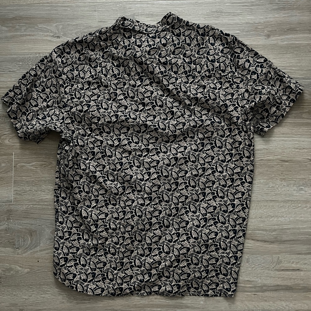 Toad&Co Men’s Fletch Shirt Fish Print Short-Sleeve Button-Up Shirt - Size XXL - Picture 6 of 6